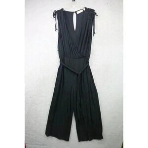 Moulinette Soeurs by Anthropologie Black Jumpsuit-Size XS-Wide Legs
